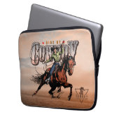 Save A Horse; Ride A Cowboy | 13" Laptopschutzhülle (Vorderseite Links)