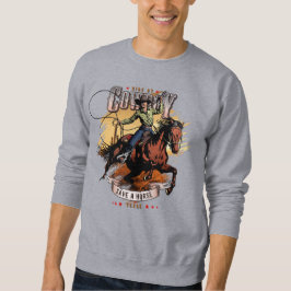 Save A Horse; Ride A Cowboy | Men Sweatshirt