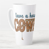 save a horse ride a cowboy  milchtasse (Linke Ecke)