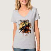 Save A Horse; Ride A Cowboy | Women V-Neck T-Shirt (Vorderseite)