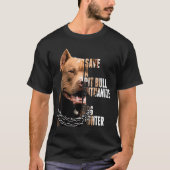 Save A pit Bull Euthanize A Dog Fighter Animal T-Shirt (Vorderseite)