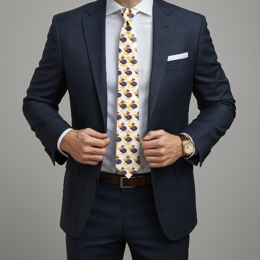 Save A Turkey Eat Pie Funny Happy Thanksgiving Krawatte