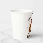 Save a Turkey Eat Pizza – Funny Thanksgiving Pizza Pappbecher (Rechts)