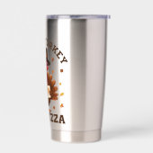 Save a Turkey Eat Pizza – Funny Thanksgiving Pizza Thermobecher (Links)