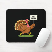 Save A Turkey, Eat Zza Funny Thanksgiving Design F Mousepad (Mit Mouse)