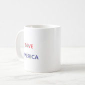 SAVE AMERICA 11OZ CLASSIC MUG KAFFEETASSE (Vorderseite Links)