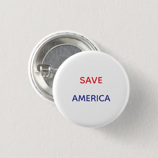 SAVE AMERICA SMALL ROUND buttons (Vorne & Hinten)