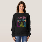 Save By The Lab Retro Lab Week 2023 Medical Labora Sweatshirt (Vorne ganz)