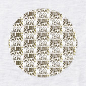Save Children, Save Lives Etiketten (Design 1)