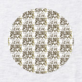 Save Children, Save Lives Etiketten (Design 2)