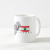 Save Libanon Mugg Kaffeetasse (VorderseiteRechts)