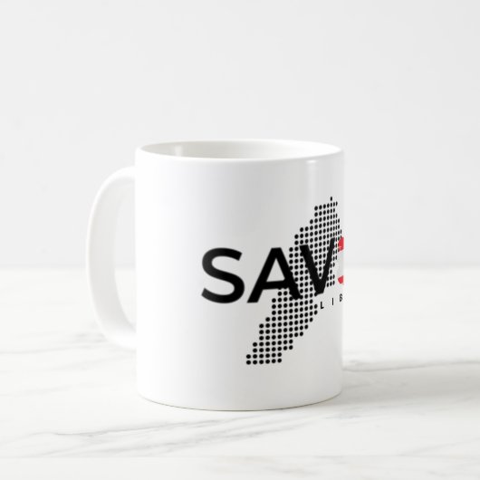 Save Libanon Mugg Kaffeetasse (Vorderseite Links)
