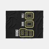 Save Manual Pedal Shift Diagram Car Racing Funny Q Fleecedecke (Vorderseite (Horizontal))