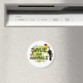 Save our Animals Magnet (In Situ (Geschirrspüler))