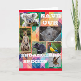 Save Our Endangered Species Karte