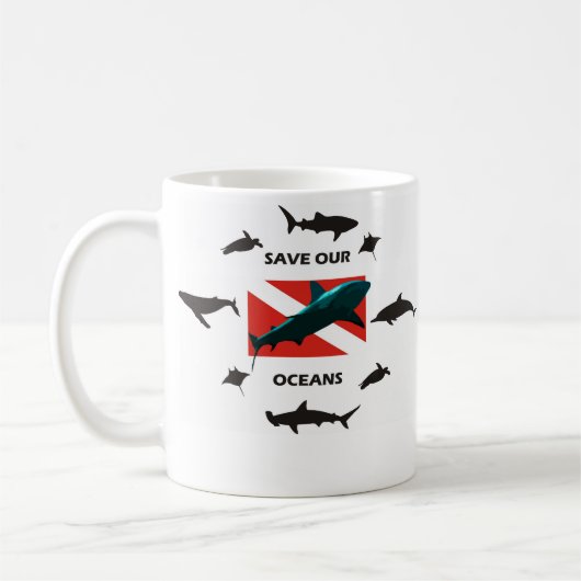 Save Our Oceans - Mug Kaffeetasse (Links)