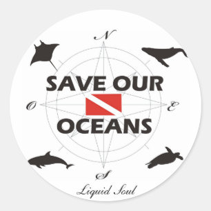 Save Our Oceans - Sticker