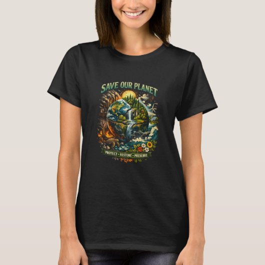 Save Our Planet T-Shirt (Vorderseite)