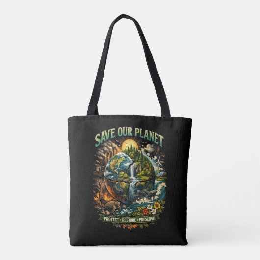 Save Our Planet Tasche (Rückseite)