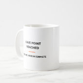 Save Point Reached Bedtime Mission Complete Tasse (Vorderseite Links)