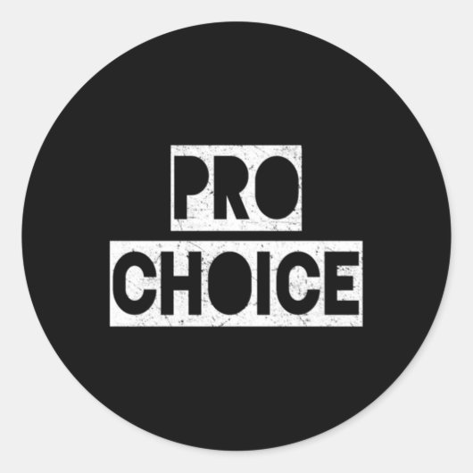 Save Roe Feminism Safe Abortion Pro Choice Runder Aufkleber (Vorderseite)