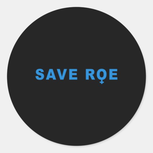 save Roe V Wade Runder Aufkleber (Vorderseite)