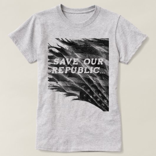 Save The American Republic T-Shirt (Design vorne)
