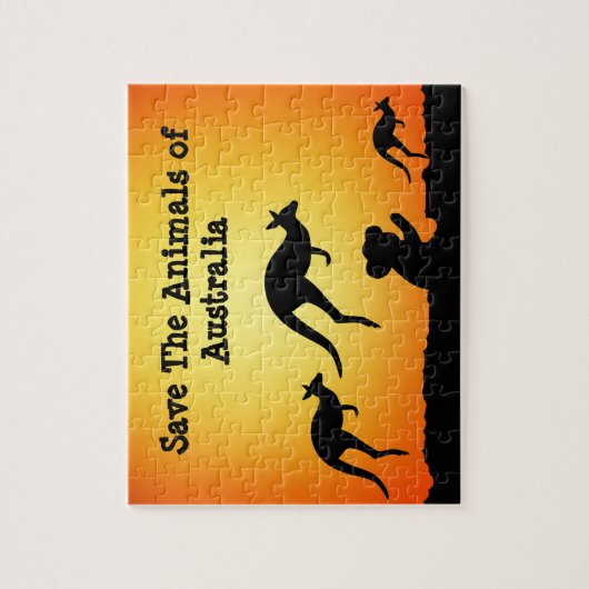 Save The Animals of Australia Puzzle (Vertikal)