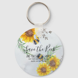 Save The Bees And You Save The World Personalized Schlüsselanhänger