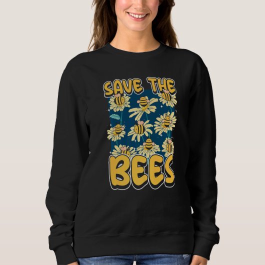 Save the bees Beekeeper cute honey bee costume 8 Sweatshirt (Vorderseite)