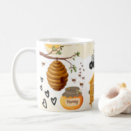 Save the Bees Inspirational Bee Honey Lover Gift  Kaffeetasse