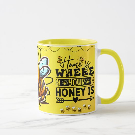 Save the Bees Inspirational Bee Honey Lover Gift Tasse (Rechts)