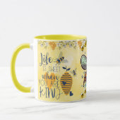 Save the Bees Inspirational Bee Honey Lover Gift Tasse (Links)