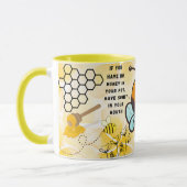 Save the Bees Inspirational Bee Honey Lover Gift Tasse (Links)