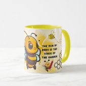 Save the Bees Inspirational Bee Honey Lover Gift Tasse (VorderseiteRechts)
