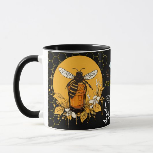 Save the Bees Inspirational Bee Honey Lover Gift Tasse (Links)