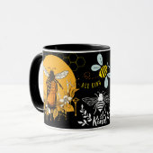 Save the Bees Inspirational Bee Honey Lover Gift Tasse (Vorderseite Links)