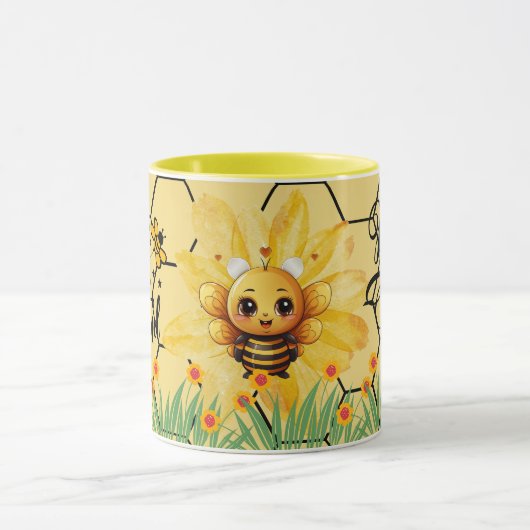 Save the Bees Inspirational Bee Honey Lover Gift Tasse (Zentrum)