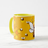 Save the Bees Inspirational Bee Honey Lover Gift Tasse (Vorderseite Links)