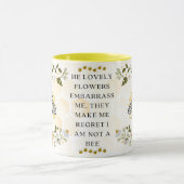Save the Bees Inspirational Bee Honey Lover Gift Tasse (Zentrum)