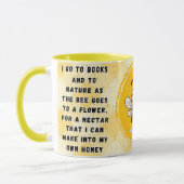 Save the Bees Inspirational Bee Honey Lover Gift Tasse (Links)