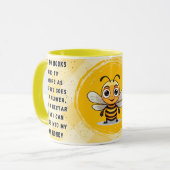 Save the Bees Inspirational Bee Honey Lover Gift Tasse (Vorderseite Links)
