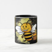 Save the Bees Inspirational Bee Honey Lover Gift Tasse (Zentrum)