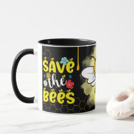 Save the Bees Inspirational Bee Honey Lover Gift  Tasse