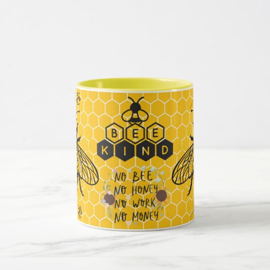Save the Bees Inspirational Bee Honey Lover Gift Tasse (Zentrum)