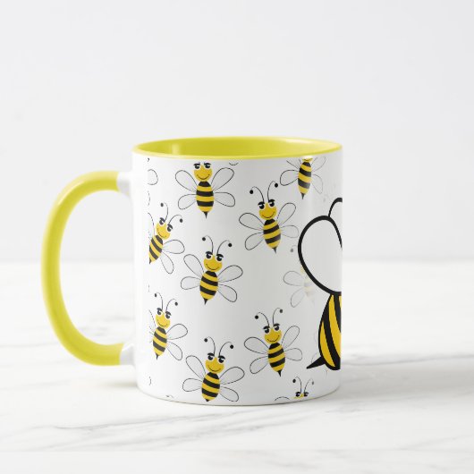 Save the Bees Inspirational Bee Honey Lover Gift Tasse (Links)