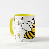 Save the Bees Inspirational Bee Honey Lover Gift Tasse (Vorderseite Links)