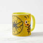 Save the Bees Inspirational Bee Honey Lover Gift Tasse (VorderseiteRechts)