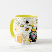 Save the Bees Inspirational Bee Honey Lover Gift Tasse (Vorderseite Links)
