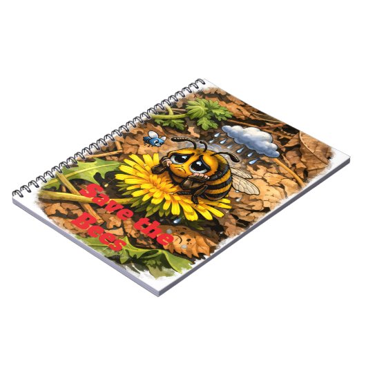 Save the Bees Notizblock (Linke Seite)